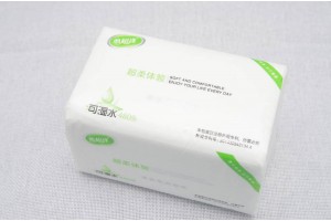 可湿水柔软舒适抽纸心相逢软抽——清新系列